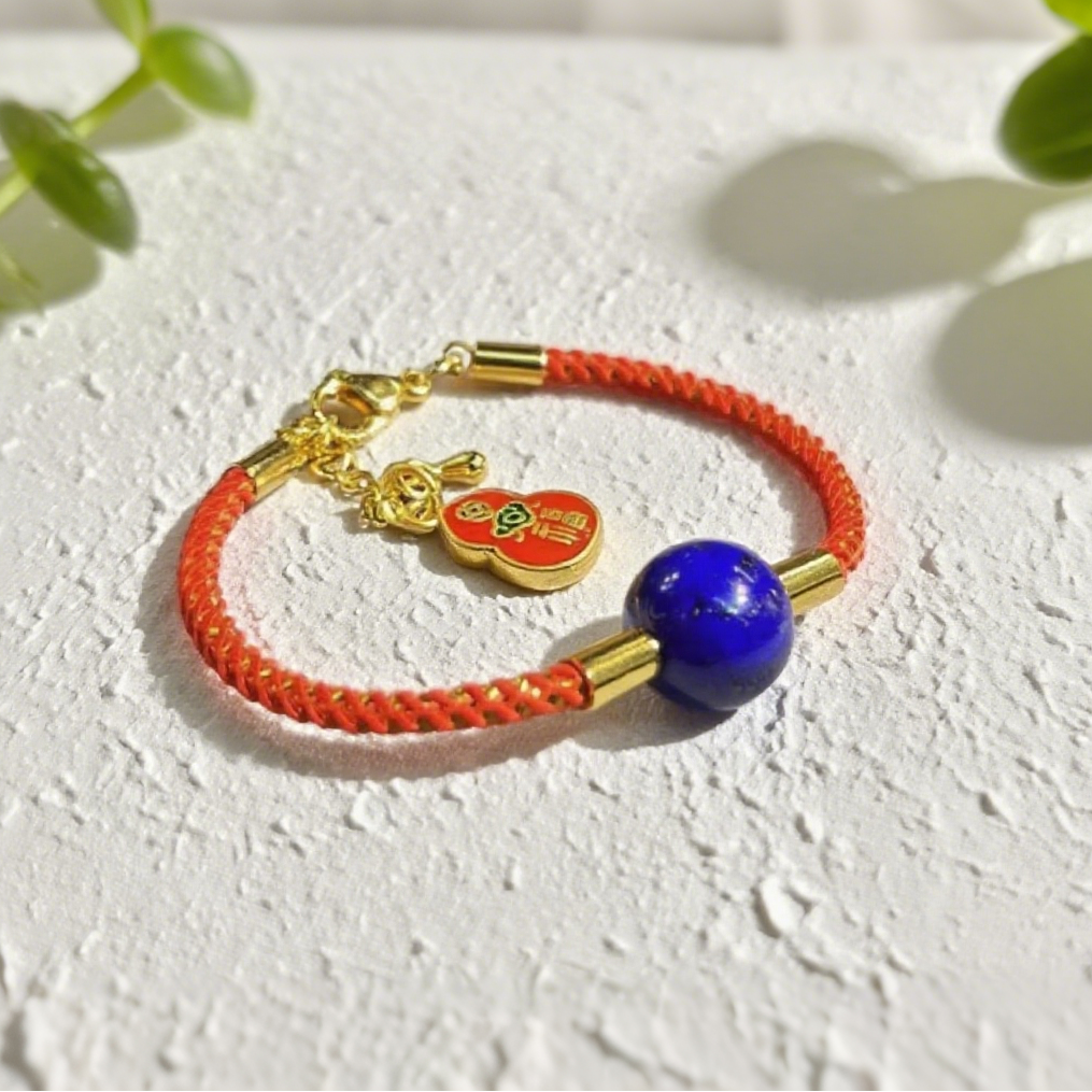 Lapis Lazuli Red Bracelet