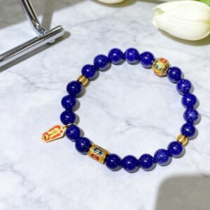 D229 Deep Blue – Peaceful Heart Bracelet