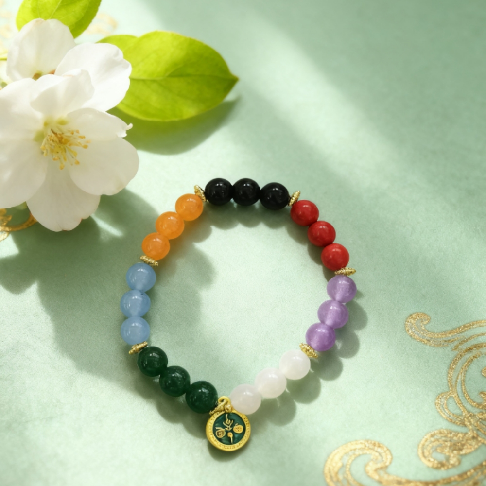 H21 Beaded Bracelet: Full of Positive Energy(Random style)